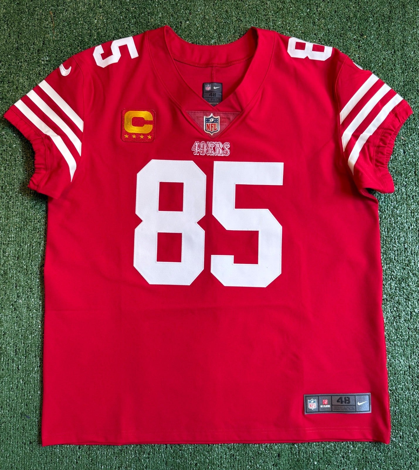 George Kittle San Francisco 49ers
Jersey #85 Nike Vapor Elite red
Size 48 (XL) NFL