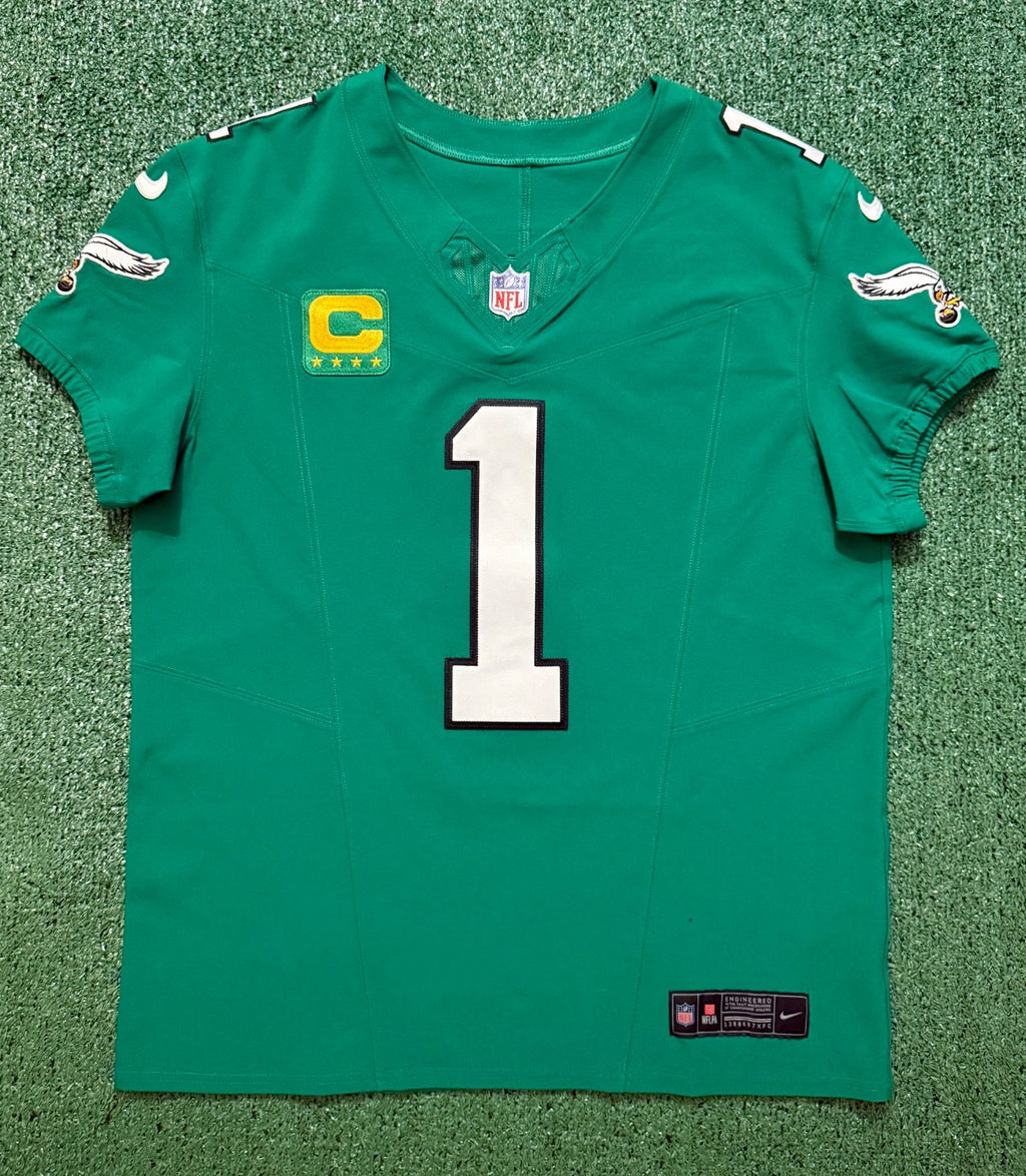 Jalen Hurts Philadelphia Eagles Jersey #1 Nike Vapor FUSE Elite Kelly Green size 44 (Large) NFL