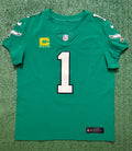 Jalen Hurts Philadelphia Eagles Jersey #1 Nike Vapor FUSE Elite Kelly Green size 44 (Large) NFL