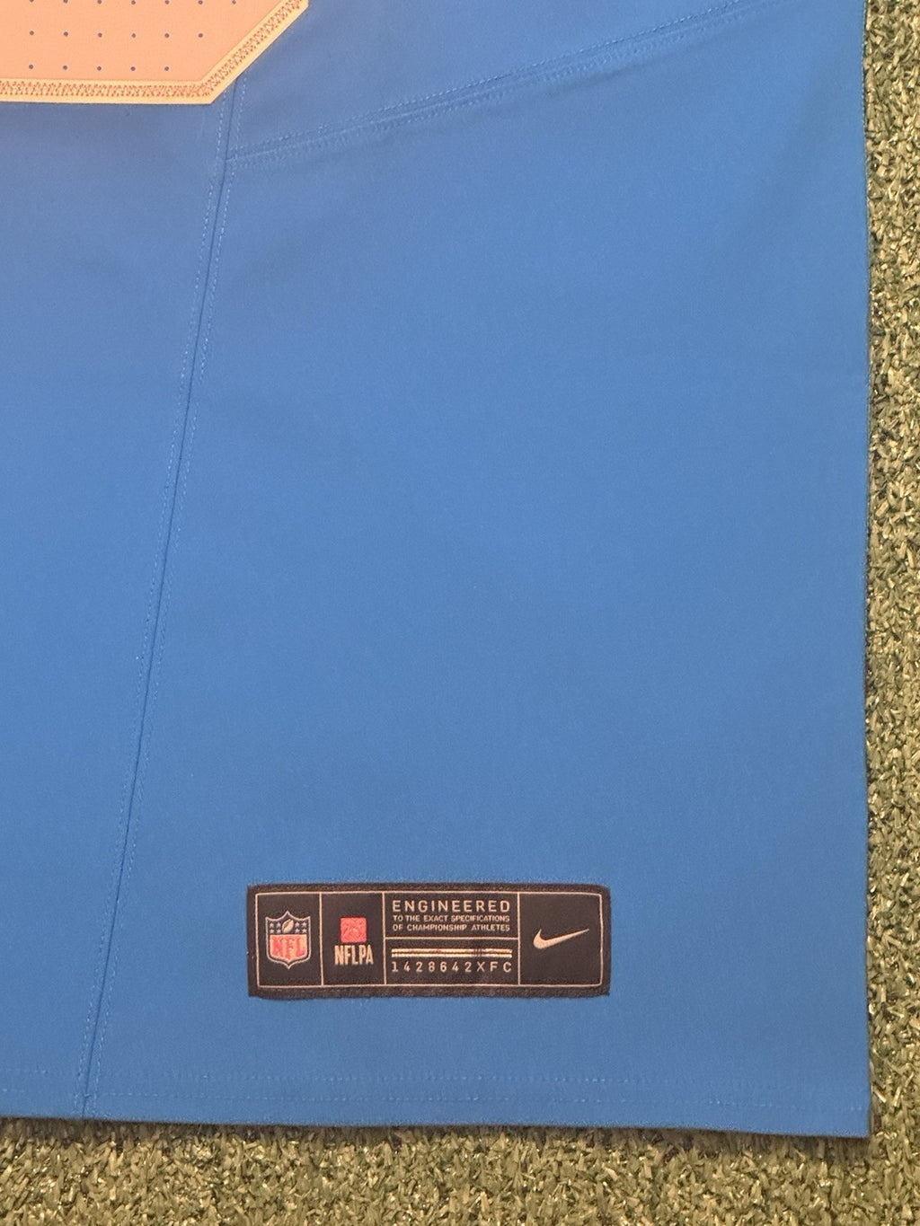 Penei Sewell Detroit Lions Jersey #58 Nike Vapor FUSE Elite Blue 48 (XL) NFL