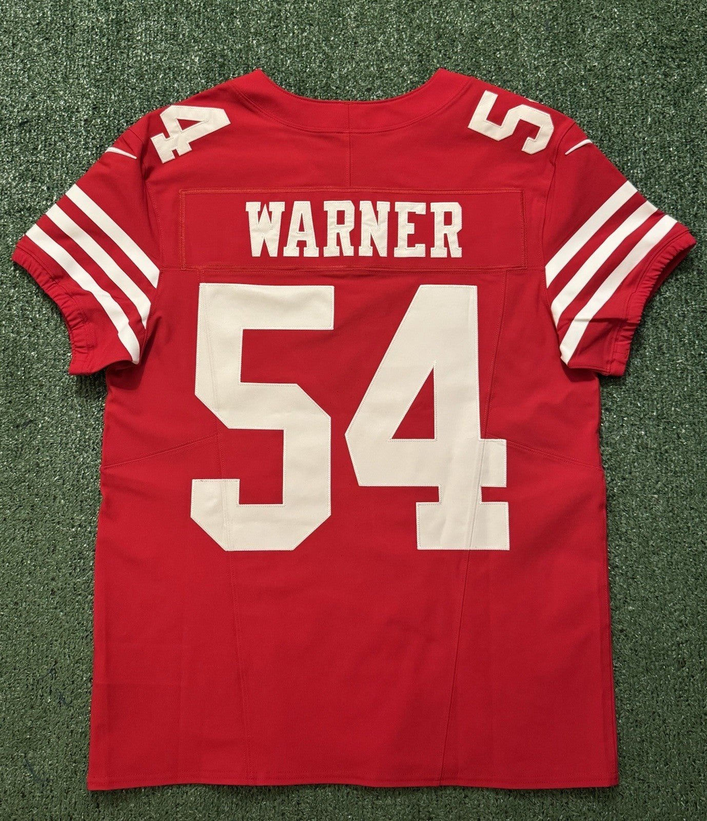 Fred Warner San Francisco 49ers
Jersey #54 Nike Vapor FUSE Elite red Size 40 (Medium) NFL