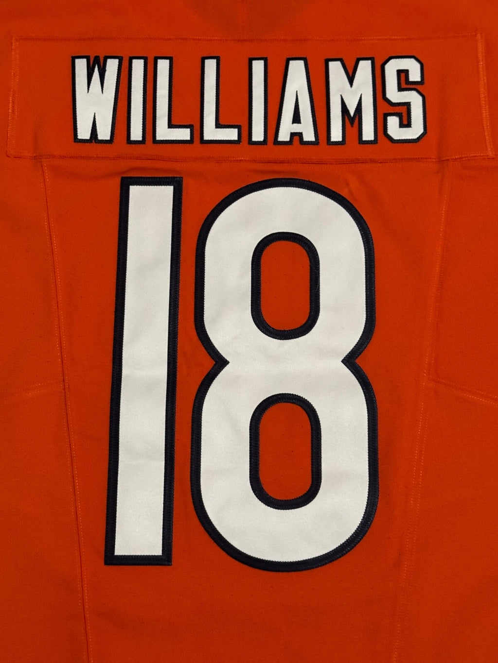 Caleb Williams Chicago Bears Jersey #18 Nike Vapor FUSE Elite Orange Size 48 (XL) NFL