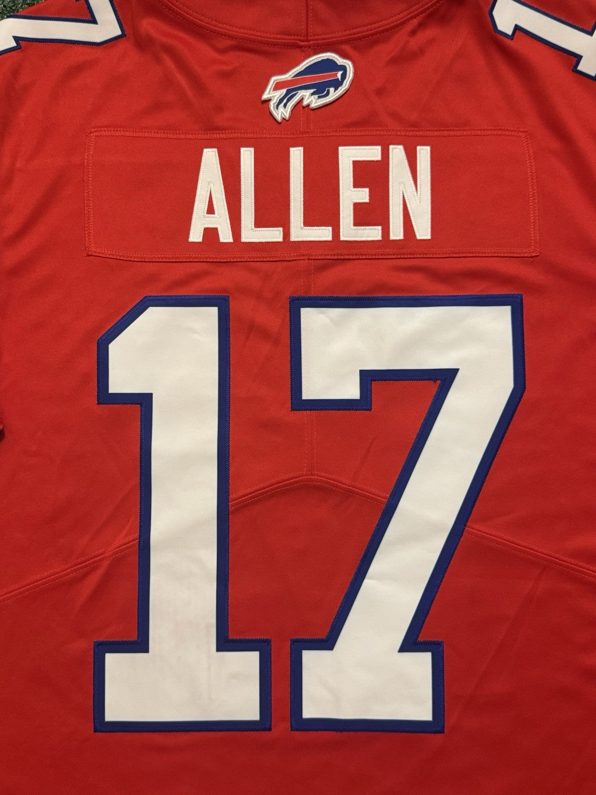 Josh Allen Buffalo Bills Jersey #17 Nike Vapor Limited Red Size M NFL