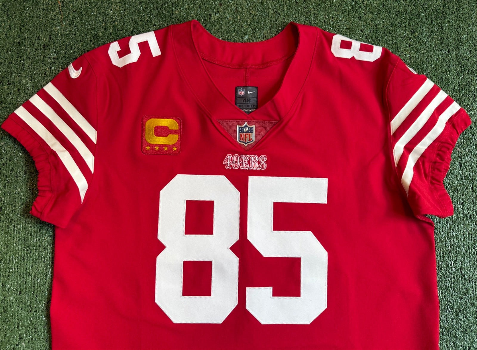 George Kittle San Francisco 49ers
Jersey #85 Nike Vapor Elite red
Size 48 (XL) NFL