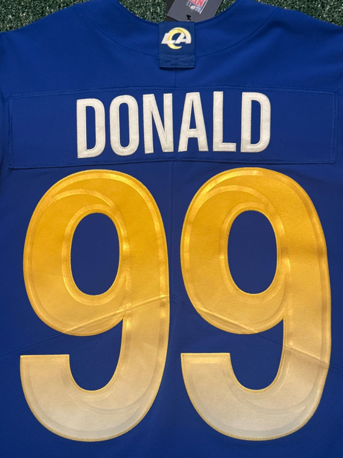 Aaron Donald Los Angeles Rams Jersey #99 Nike Vapor Elite Blue Size 40 (Medium) NFL