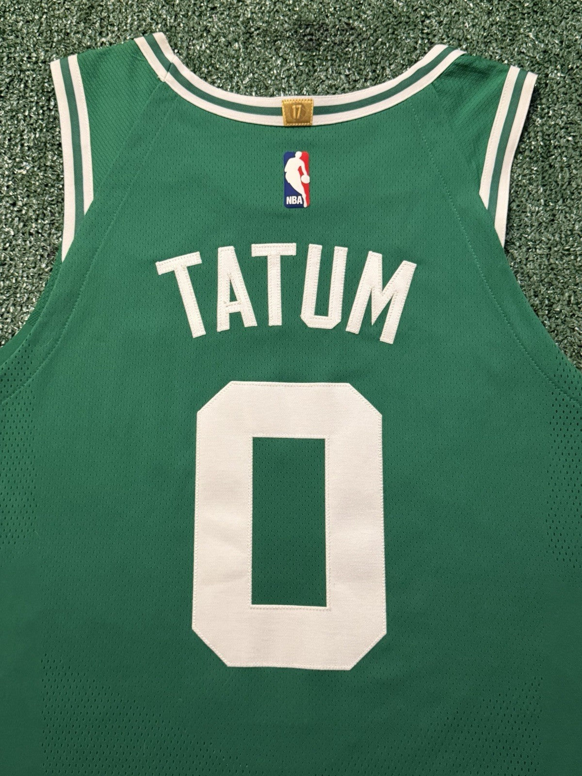 Jayson Tatum Boston Celtics Jersey #0 Nike Aeroswift Authentic Green Size 48 (Large) NBA