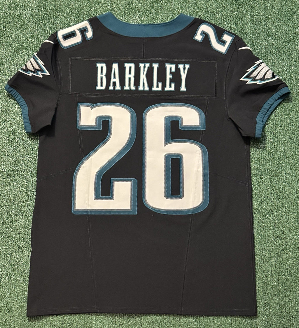 Saquon Barkley Philadelphia Eagles Jersey #26 Nike Vapor FUSE Elite Black size 40 (medium) NFL