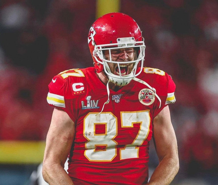 Travis Kelce Kansas City Chiefs Jersey #87 Nike Vapor Elite Red Size 44 (Large) NFL