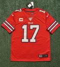 Josh Allen Buffalo Bills Jersey #17 Nike Vapor Limited Red Size M NFL