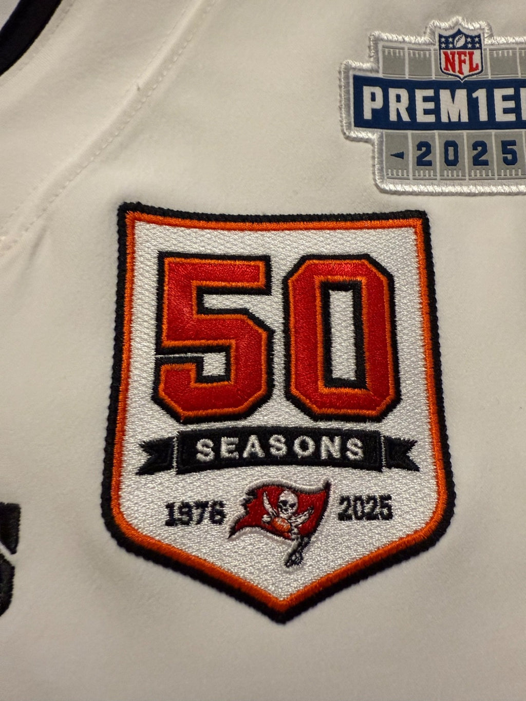 Emeka Egbuka Tampa Bay Buccaneers Jersey #2 Nike Vapor Elite White Size 48 (XL) NFL