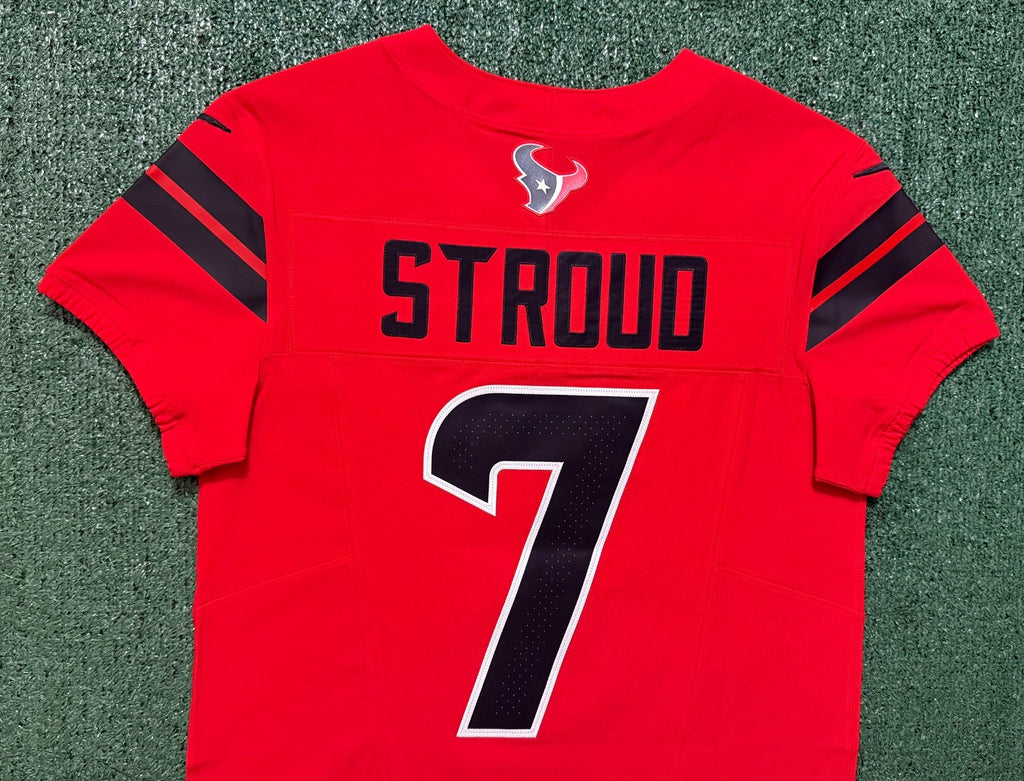 CJ Stroud Houston Texans Jersey #7 Nike Vapor Fuse Elite Red Size 40 (M) NFL