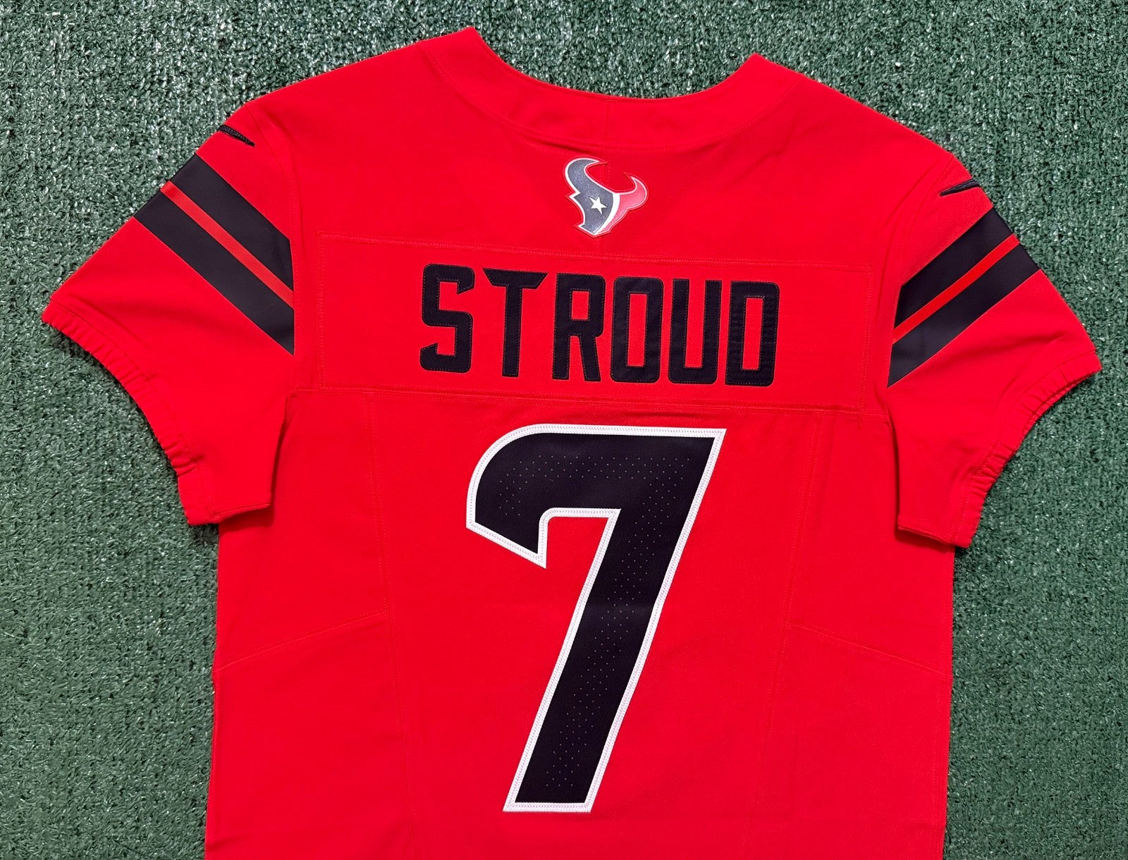 CJ Stroud Houston Texans Jersey #7 Nike Vapor Fuse Elite Red Size 40 (M) NFL