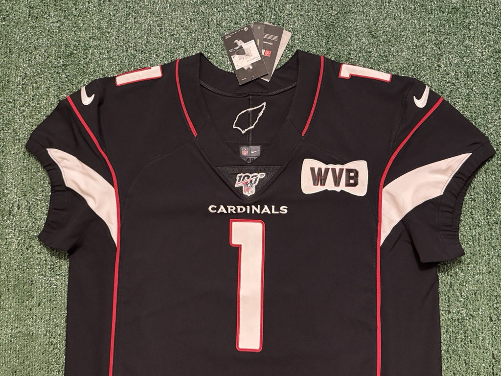 Kyler Murray Arizona Cardinals 
Jersey #1 Nike Vapor Elite Black
Size 48 (XL) NFL