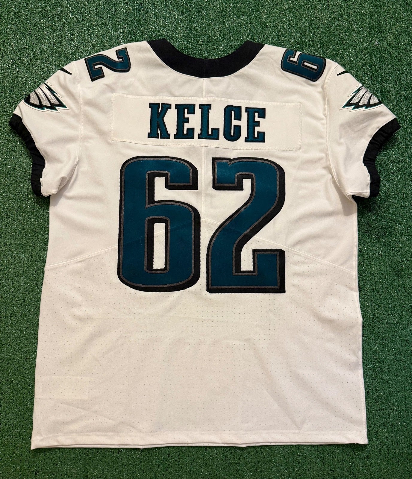 Jason Kelce Philadelphia Eagles Jersey #62 Nike Vapor Elite White Size 48 (XL) NFL