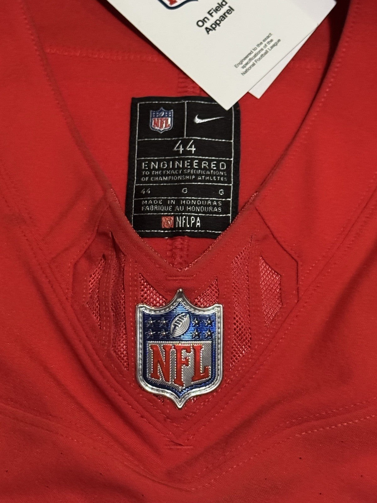Isiah Pacheco Kansas City Chiefs Jersey #10 Nike Vapor Fuse Elite Red Size 44 (L) NFL