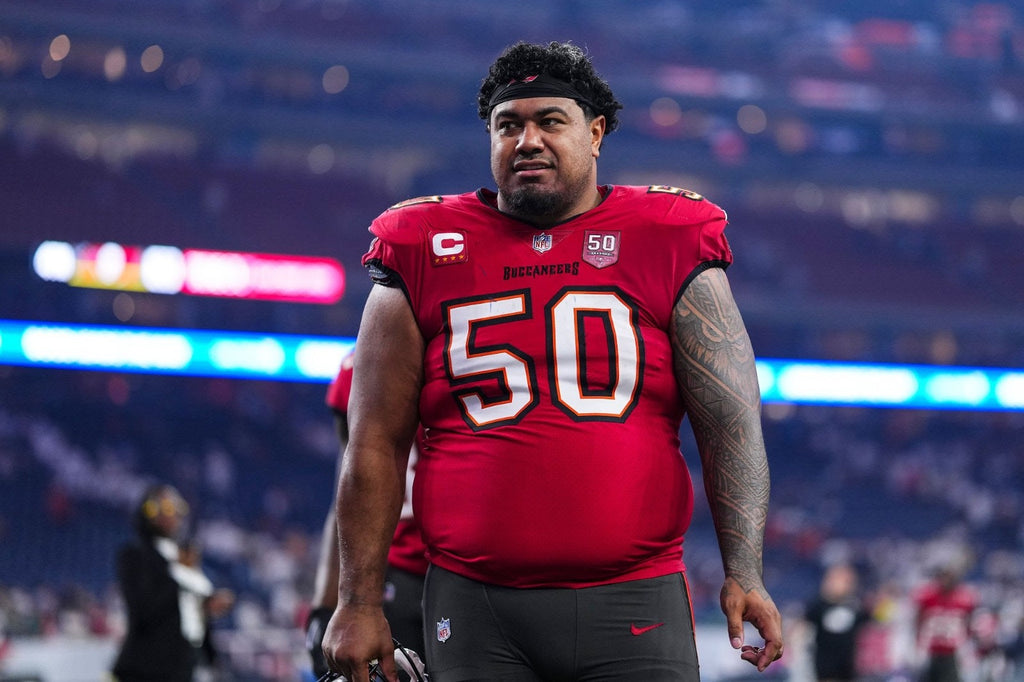 Vita Vea Tampa Bay Buccaneers Jersey #50 Nike Vapor Elite Red Size 48 (XL) NFL