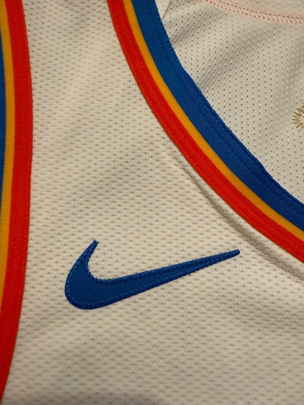Chet Holmgren Oklahoma City Thunder Jersey #7 Nike ADV Authentic White Size 48 (L) NBA