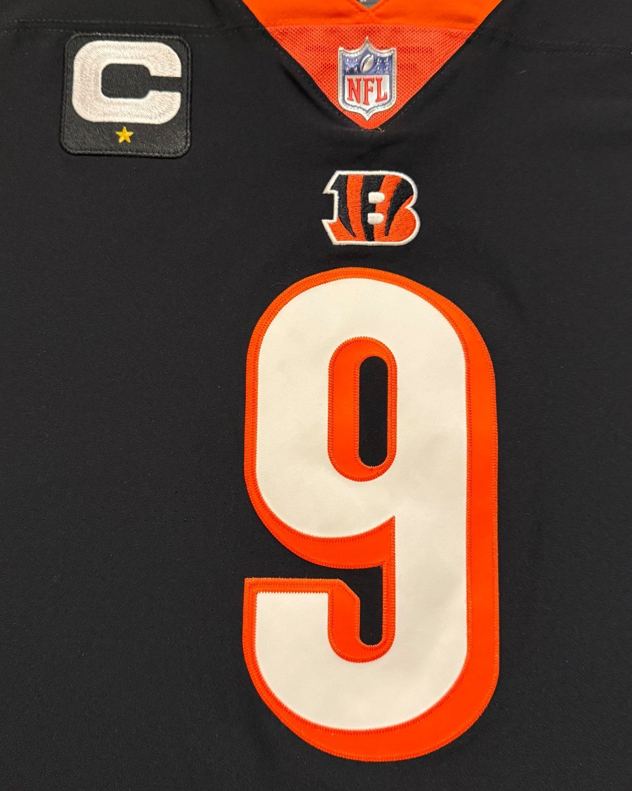 Joe Burrow Cincinnati Bengals Jersey #9 Nike Vapor Elite Black Size 44 (L) NFL