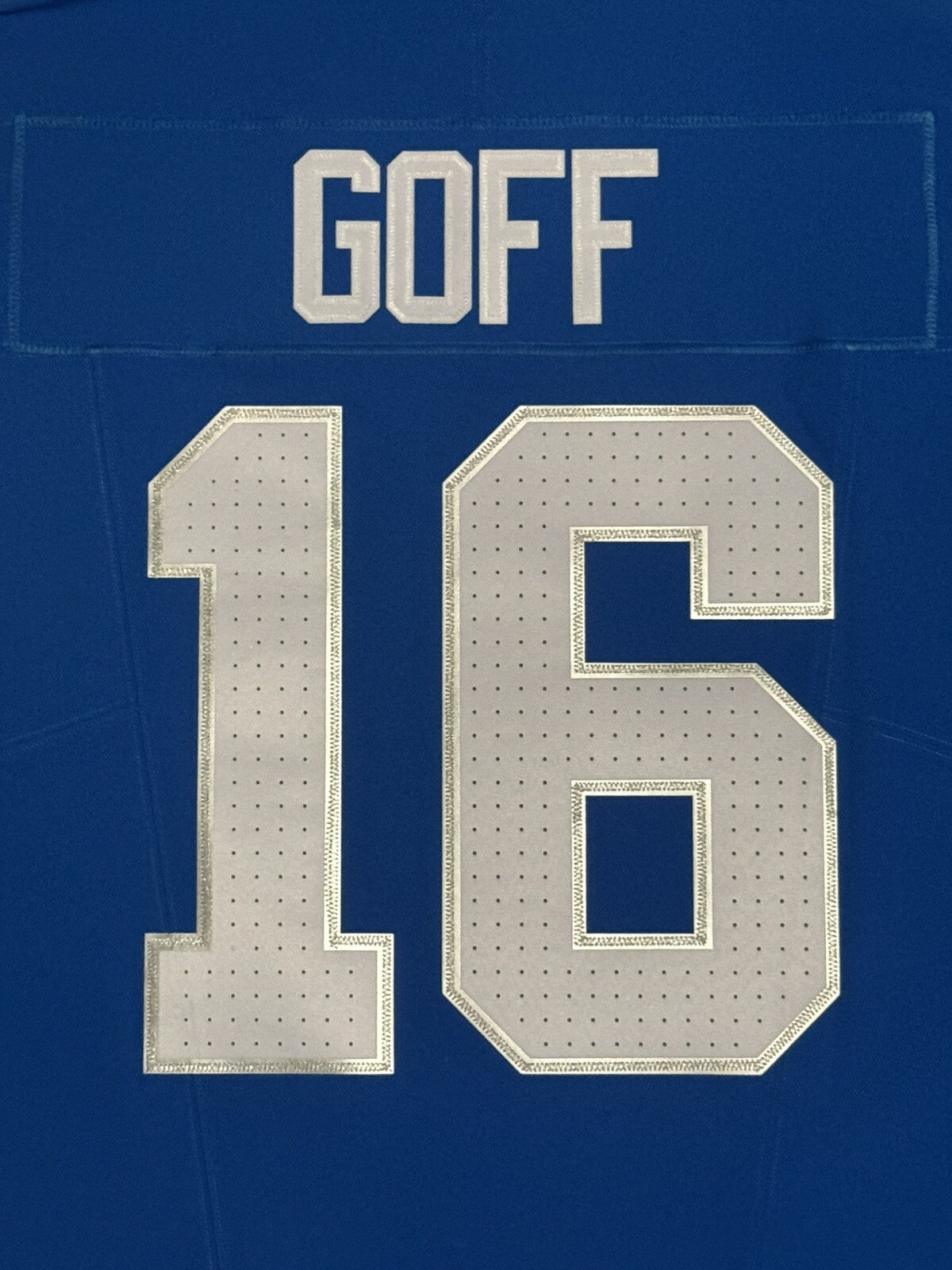 Jared Goff Detroit Lions Jersey #16  Nike Vapor FUSE Elite Blue Size 48 (XL) NFL