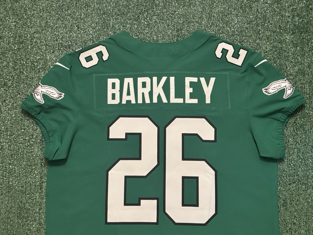 Saquon Barkley Philadelphia Eagles Jersey #26 Nike Vapor FUSE Elite Kelly Green Size 48 (XL) NFL