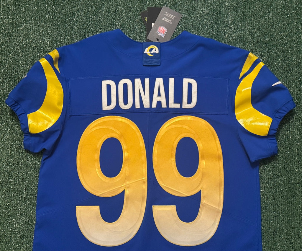 Aaron Donald Los Angeles Rams Jersey #99 Nike Vapor Elite Blue Size 40 (Medium) NFL