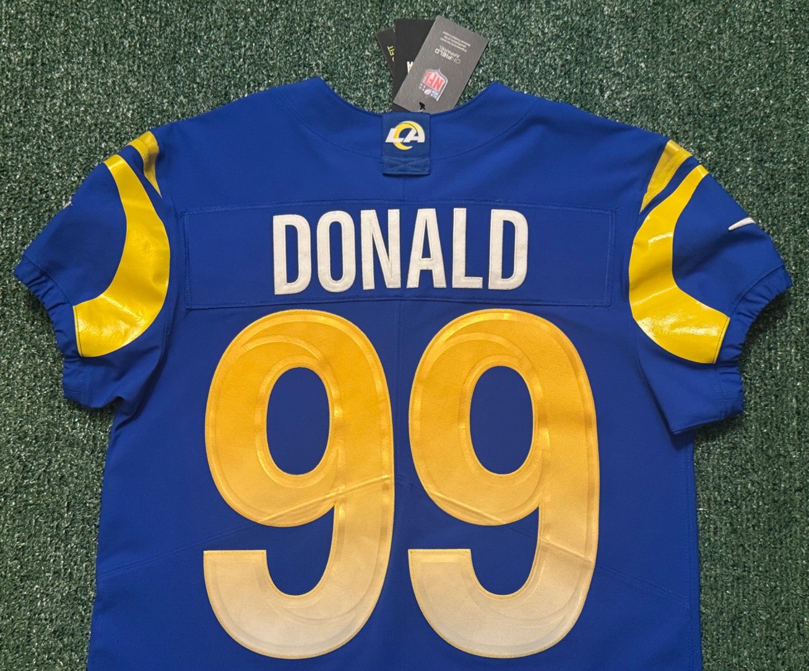 Aaron Donald Los Angeles Rams Jersey #99 Nike Vapor Elite Blue Size 40 (Medium) NFL