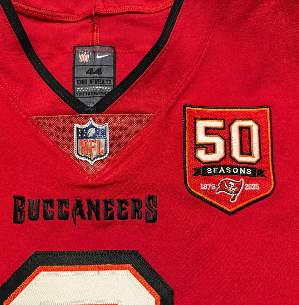Emeka Egbuka Tampa Bay Buccaneers Jersey #2 Nike Vapor Elite red Size 44 (Large) NFL