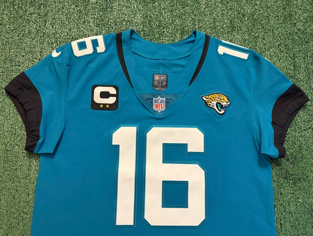 Trevor Lawrence Jacksonville Jaguars Jersey #16 Nike Vapor Elite Teal Size 44 (L) NFL