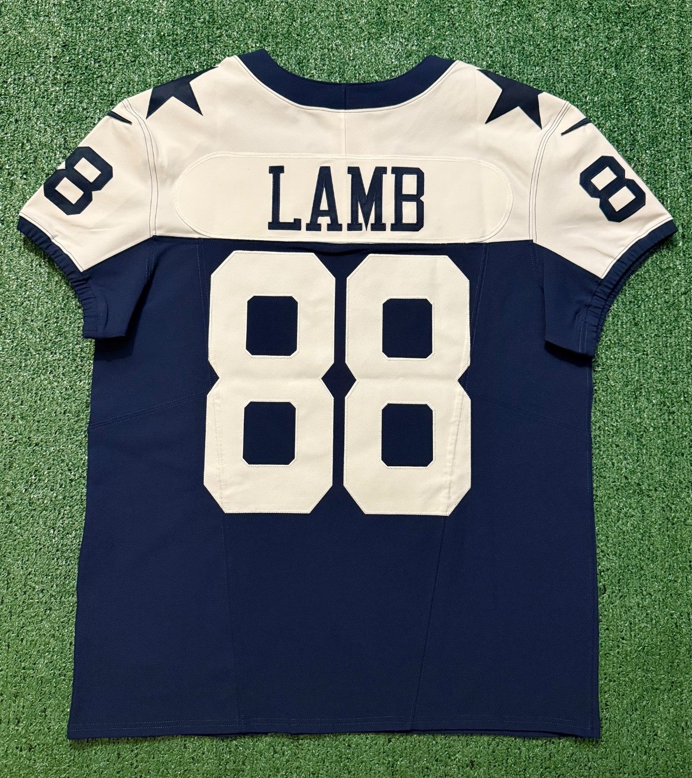 Ceedee Lamb Dallas Cowboys jersey #88 Nike Vapor FUSE Elite Navy size 44 (Large) NFL