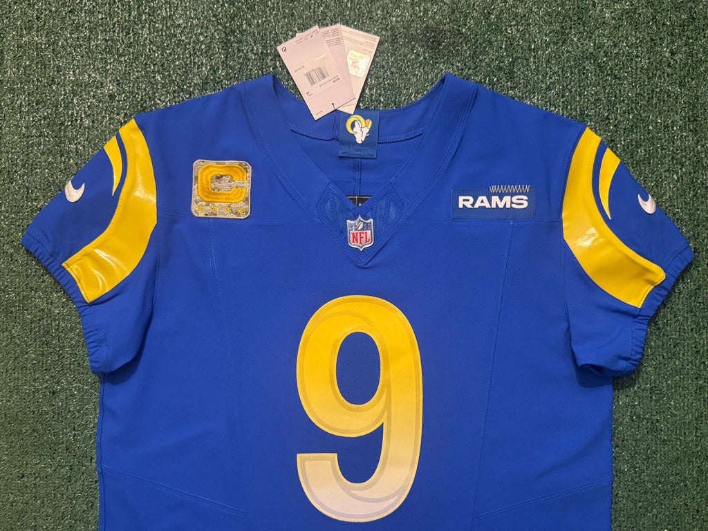 Matthew Stafford Los Angeles Rams Jersey #9 Nike Vapor FUSE Elite blue Size 44 (Large) NFL