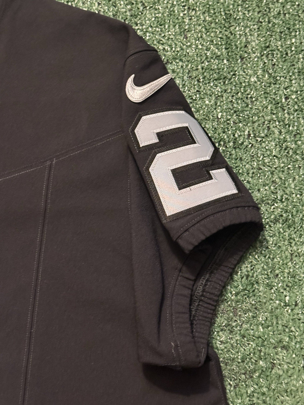 Ashton Jeanty Las Vegas Raiders Jersey #2 Nike Vapor Fuse Elite Black Size 48 (XL) NFL