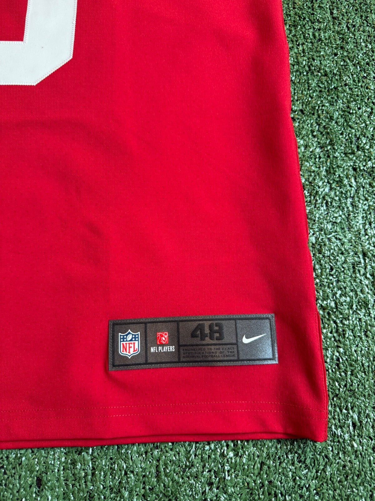 George Kittle San Francisco 49ers
Jersey #85 Nike Vapor Elite red
Size 48 (XL) NFL