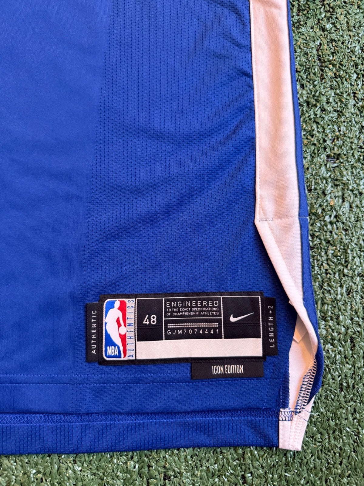 Steph Curry Golden State Warriors Jersey #30 Nike ADV Authentic Blue Size 48 (L) NBA