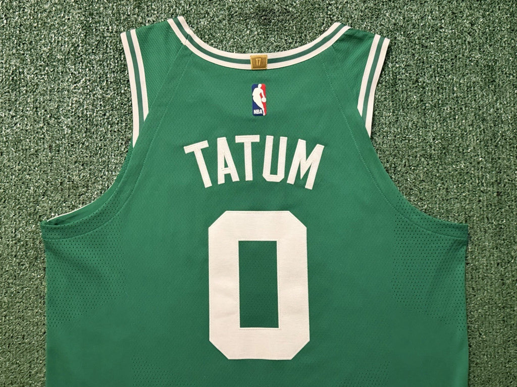 Jayson Tatum Boston Celtics Jersey #0 Nike Aeroswift Authentic Green Size 48 (Large) NBA