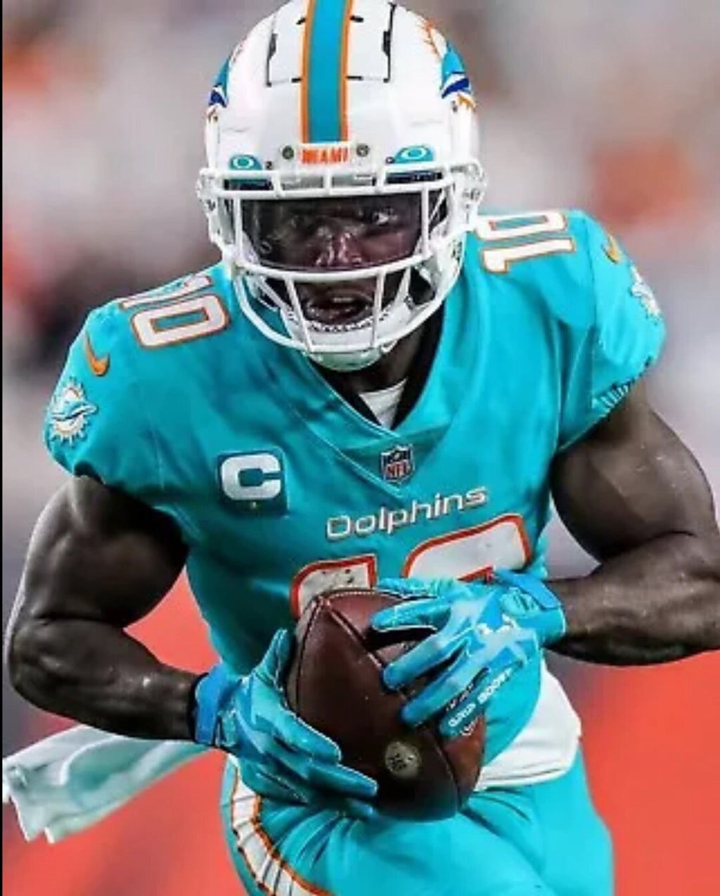 Tyreek Hill Miami Dolphins Jersey #10 Nike Vapor Elite Aqua Size 48 (XL) NFL