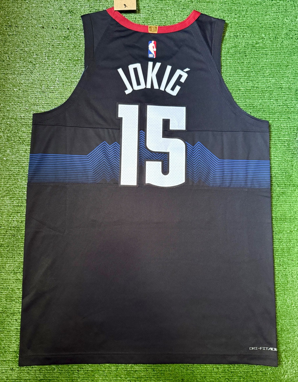 Nikola Jokic Denver Nuggets Jersey #15 Nike ADV Authentic Black Size 48 (L) NBA