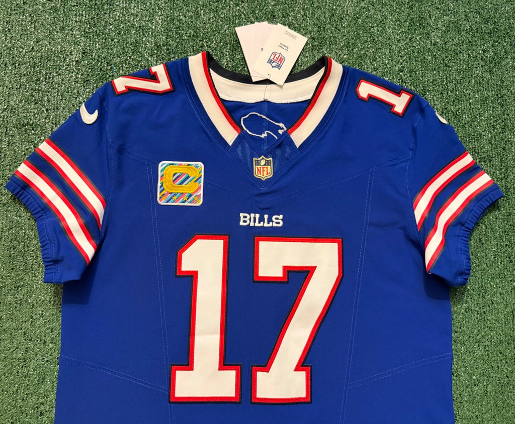 Josh Allen Buffalo Bills Jersey #17 Nike Vapor Fuse Elite Blue Size 44 (L) NFL