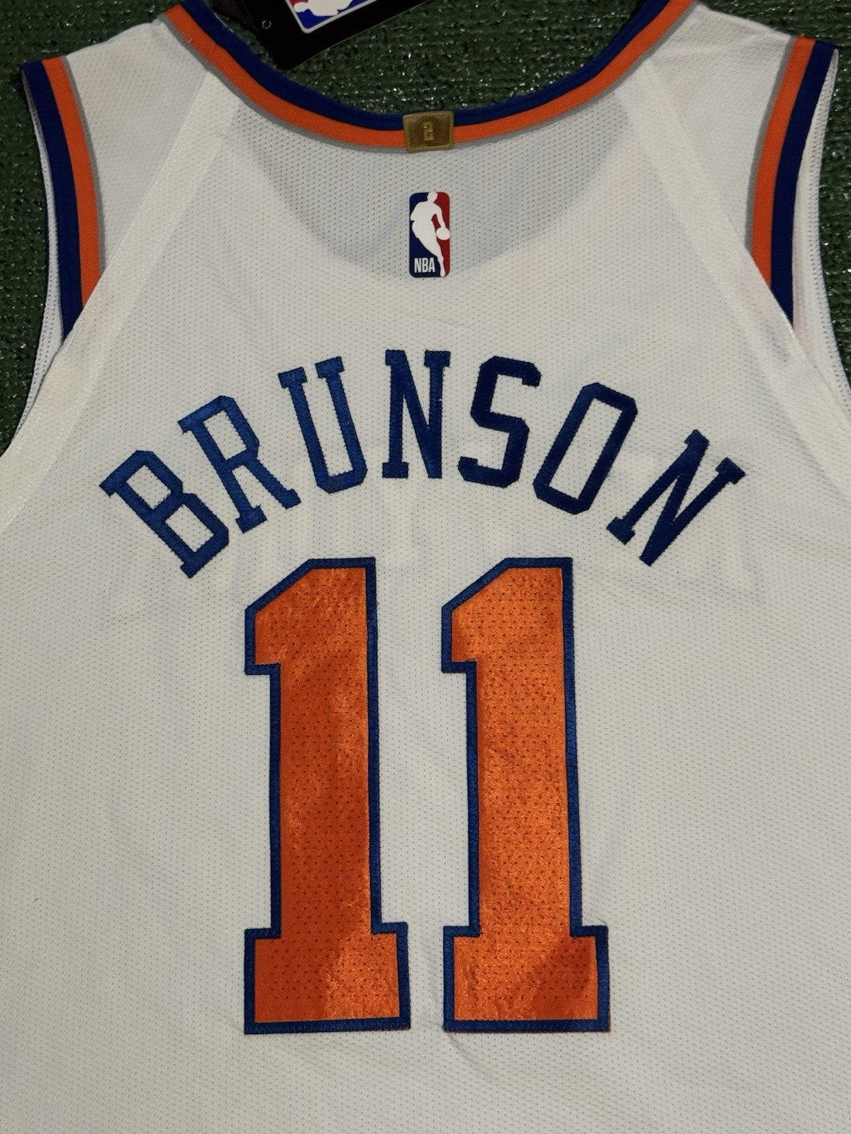 Jalen Brunson New York Knicks Jersey #11 Nike VaporKnit Authentic White Size 52 (XL) NBA