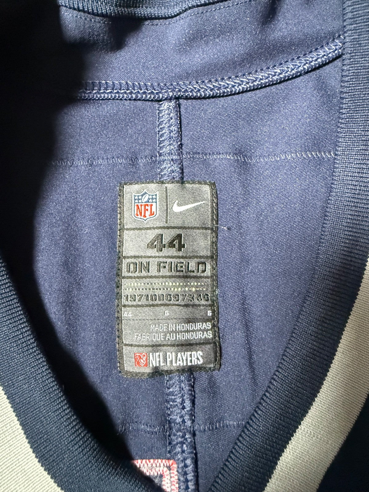 Rob Gronkowski New England Patriots Jersey #87 Nike Vapor Elite Blue Size 44 (L) NFL