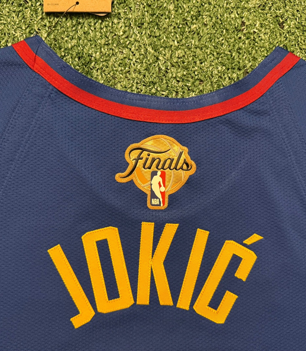 Nikola Jokic Denver Nuggets Jersey #15 Nike ADV Authentic Blue Size 48 (L) NBA