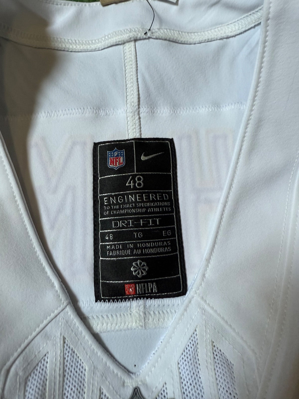 Patrick Mahomes Kansas City Chiefs Jersey #15 Nike Vapor FUSE Elite White Size 48 (XL) NFL