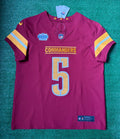 Jayden Daniels Washington Commanders Jersey #5 Nike Vapor Fuse Elite red size 44 (Large) NFL