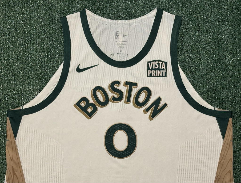 Jayson Tatum Boston Celtics Jersey #0 Nike ADV Authentic White Size 56 (XXL) NBA