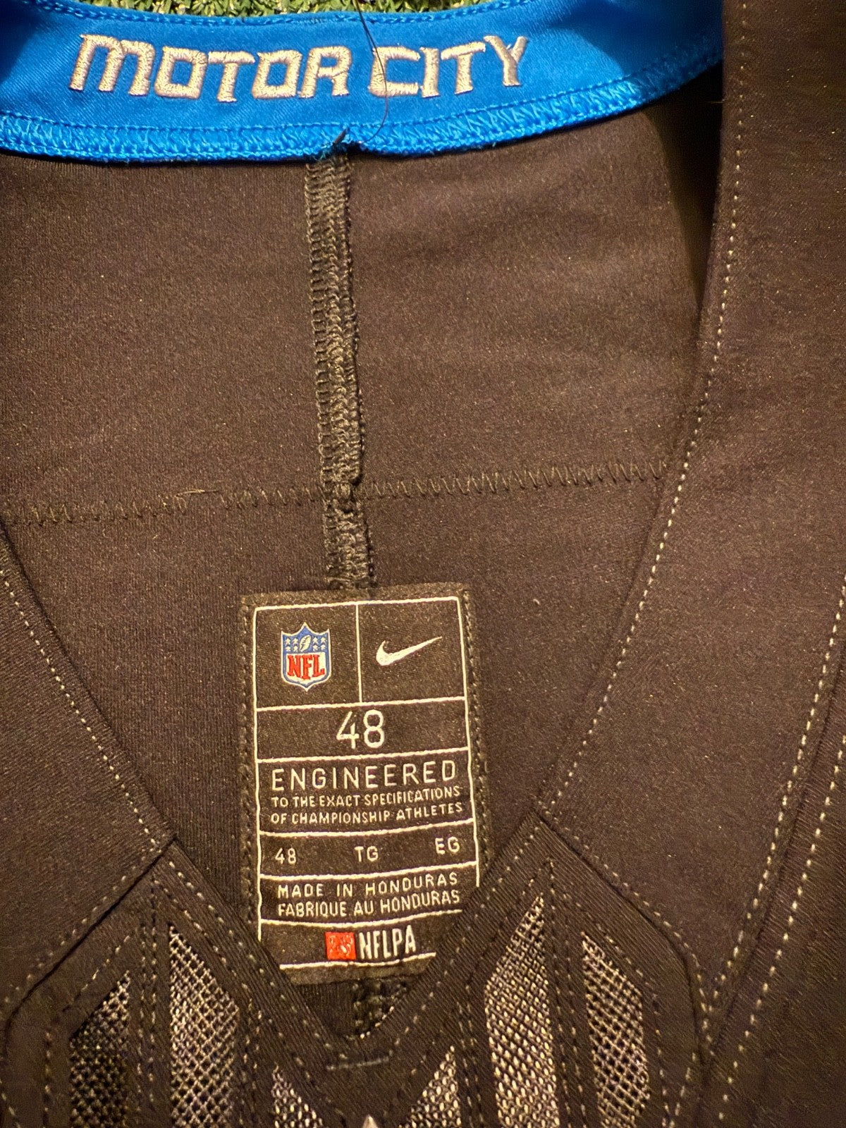 Amon Ra St Brown Detroit Lions Jersey #14 Nike Vapor FUSE Elite Black Size 48 (XL) NFL