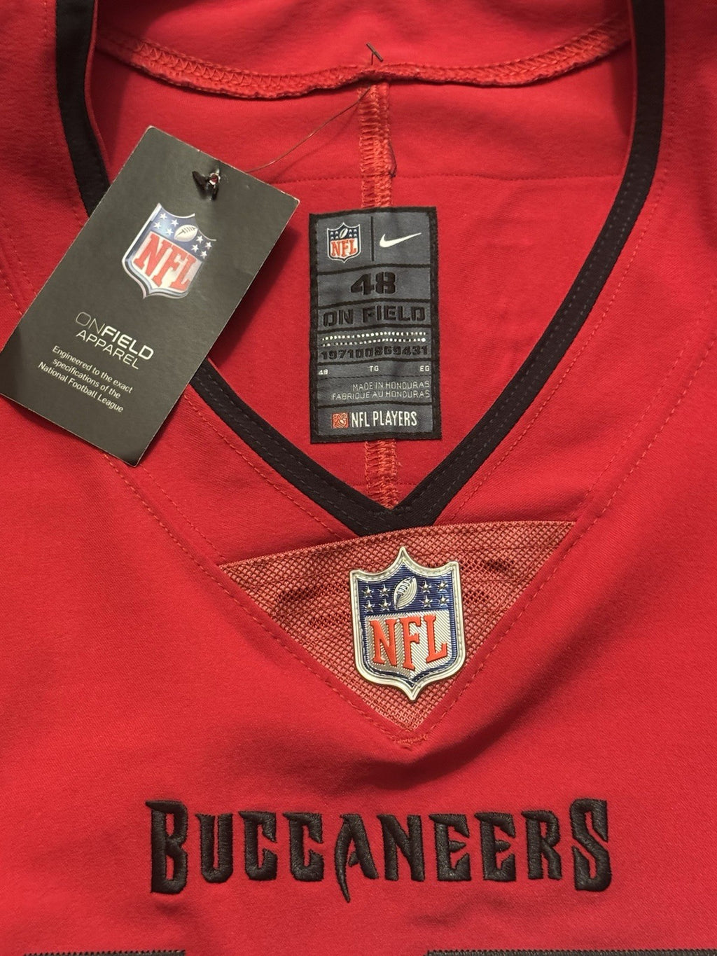 Tom Brady Tampa Bay Buccaneers Jersey #12 Nike Vapor Elite Red size 48 (XL) NFL
