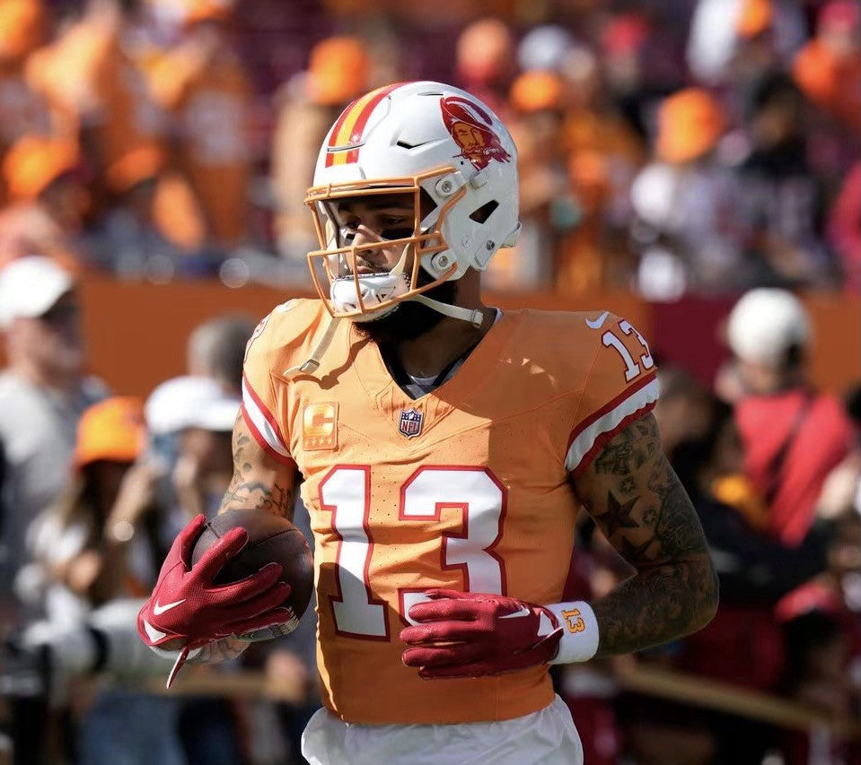 Mike Evans Tampa Bay Buccaneers Jersey #13 Nike Vapor FUSE Elite Orange Creamsicle Size 40 (Medium) NFL