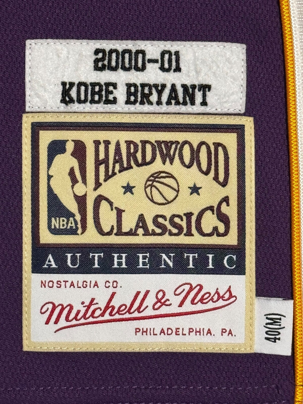 Kobe Bryant Los Angeles Lakers Jersey #8 Mitchell & Ness Authentic Purple Size 40 (M) NBA