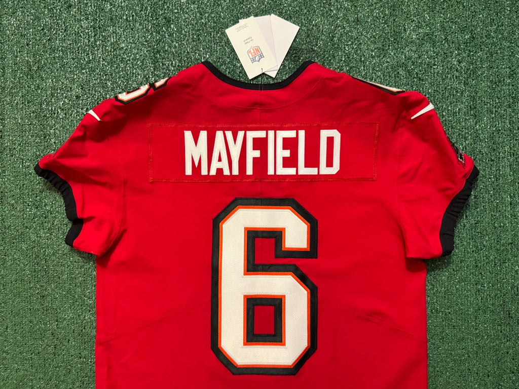 Baker Mayfield Tampa Bay Buccaneers Jersey #6 Nike Vapor Elite Red size 44 (Large) NFL