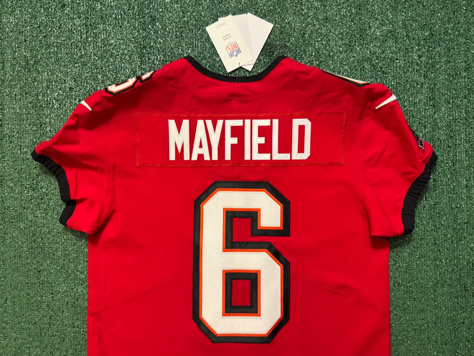 Baker Mayfield Tampa Bay Buccaneers Jersey #6 Nike Vapor Elite Red size 44 (Large) NFL