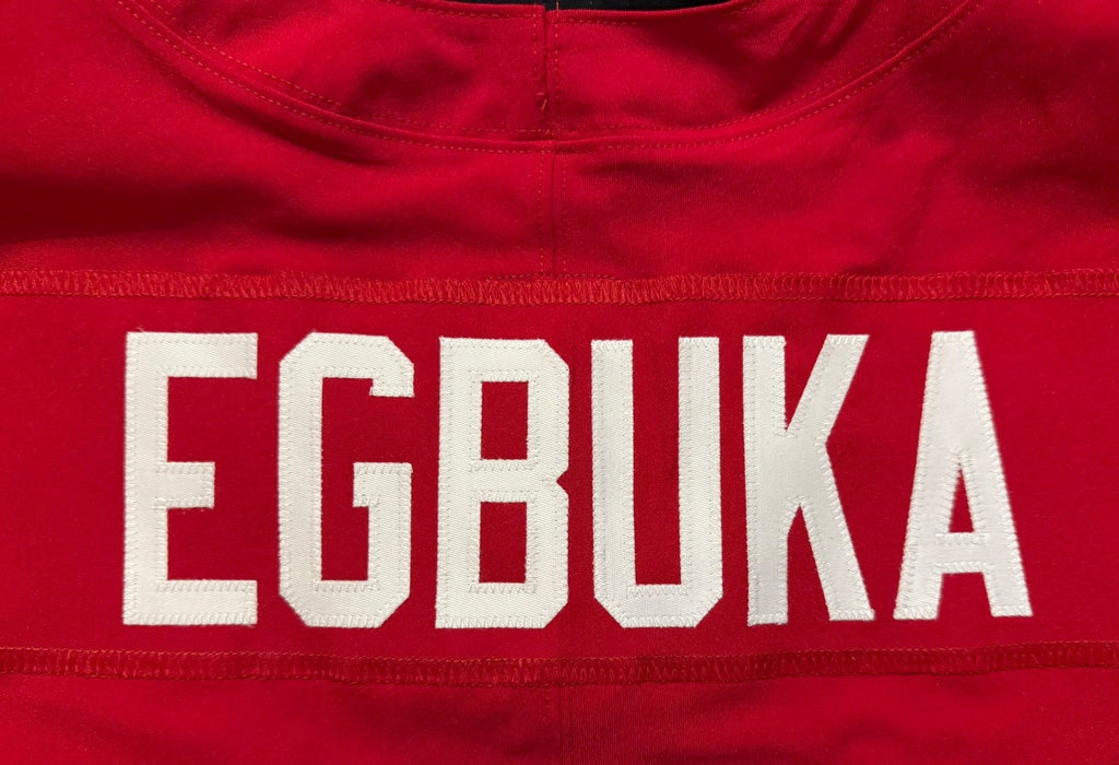 Emeka Egbuka Tampa Bay Buccaneers Jersey #2 Nike Vapor Elite red Size 44 (Large) NFL
